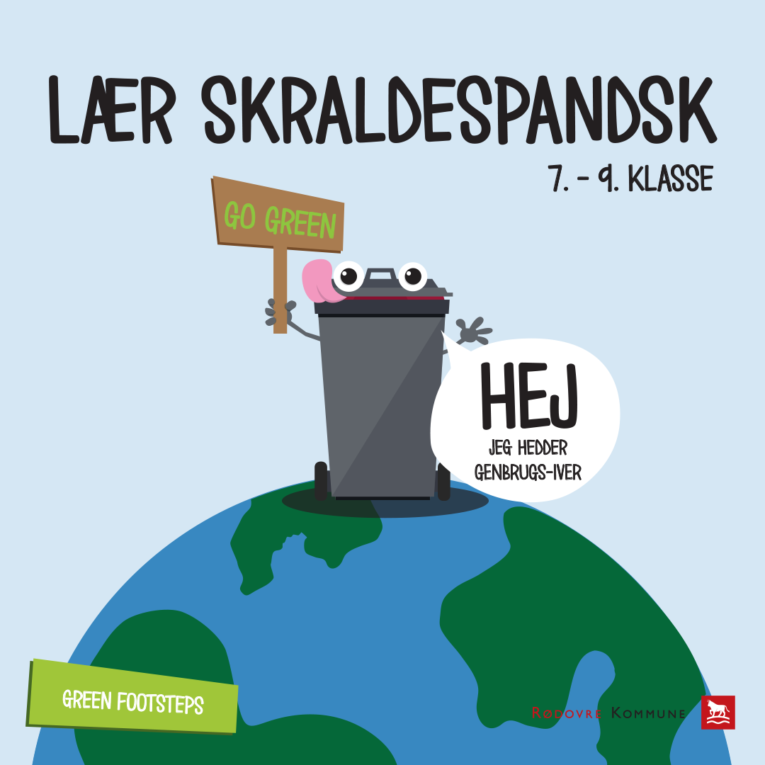 Børn og unge lærer skraldspandsk i Rødovre Kommune