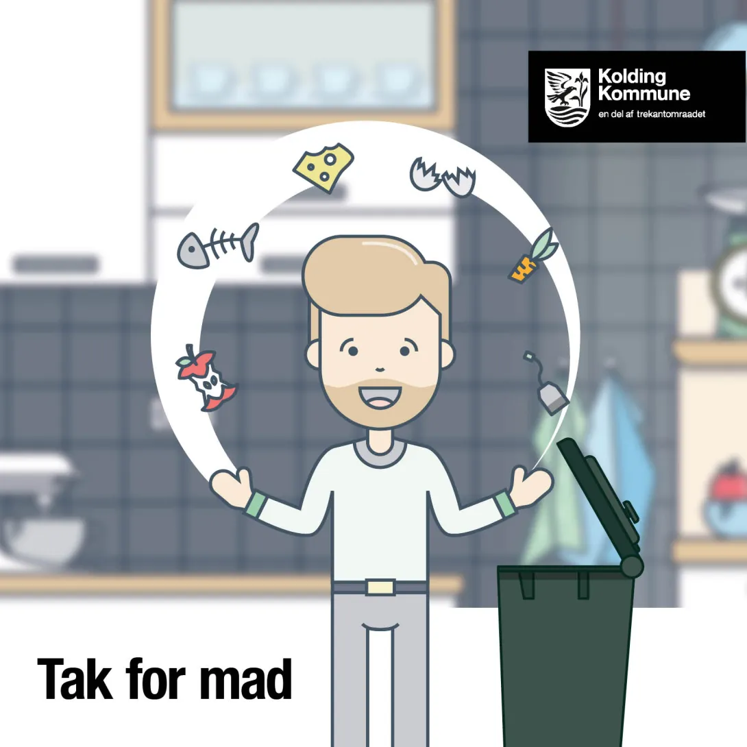 Kampagne om madaffald til Kolding Kommune 
