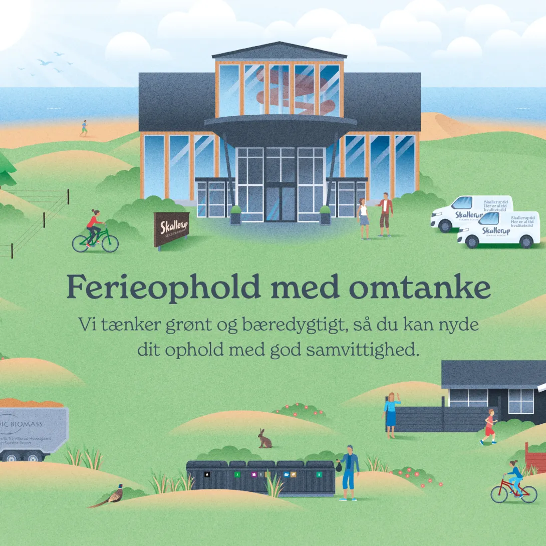 Den bæredygtige ferieoplevelse til Skallerup Seaside Resort 